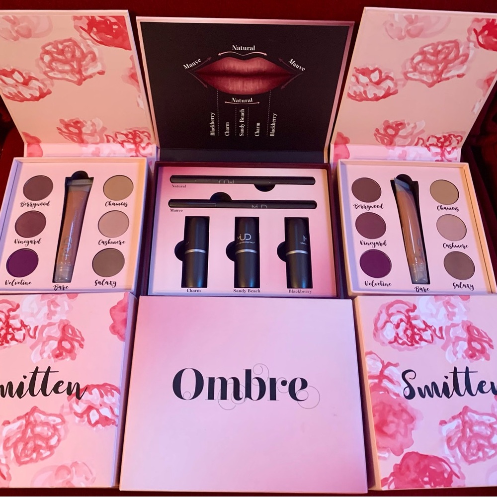 Make-up Designory Cosmetics Kits (3): Ombré (lip) and Smitten (2, lip and eye).